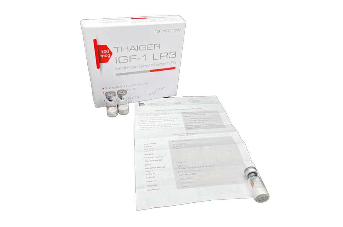 IGF-1 LR3
Insulin-Like Growth Factor 1 LR3 100mcg x 5 vials