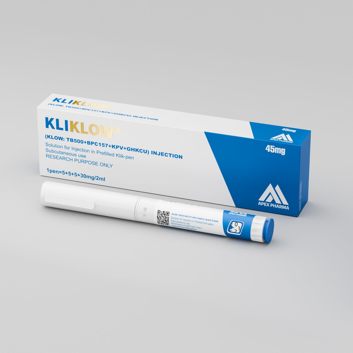 KLIKLOW (KLOW: TB500+BPC157+KPV+GHKCU)45 mg