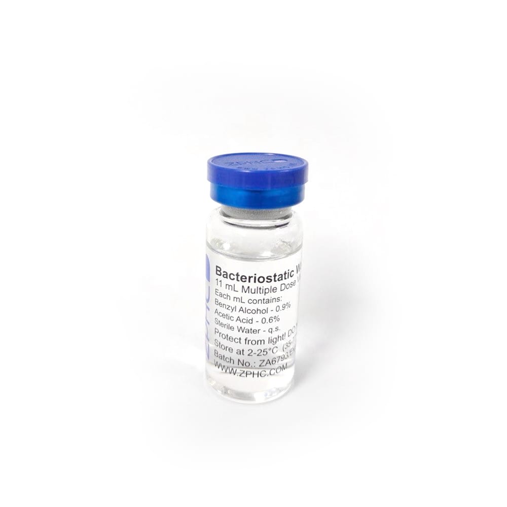 Bacteriostatic Water FOR Fragment -Sterile with 0.9% Benzyl Alcohol and 0.6% Acetic Acid -0.9% & 0.6% / VIAL -11 ML VIAL