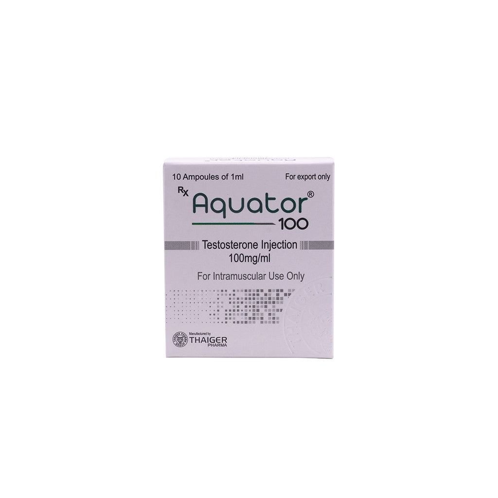 Aquator-100 -Testosterone Suspension -100 MG/ML -10 X 1 ML AMPULE
