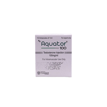 Aquator-100 -Testosterone Suspension -100 MG/ML -10 X 1 ML AMPULE