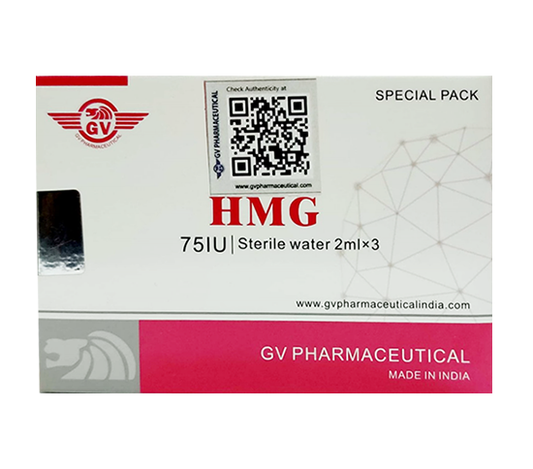 Follicle-Stimulating Hormone FSH -75 IU × 3 VIALS  225 IU