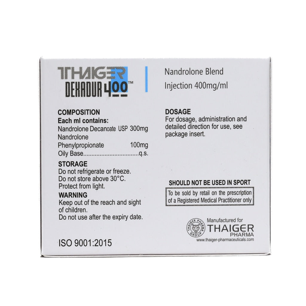 Dexadur-400 -Nandrolone Blend -400 MG/ML -10 X 1 ML AMPULE