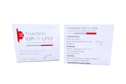 IGF-1 LR3
Insulin-Like Growth Factor 1 LR3 100mcg x 5 vials